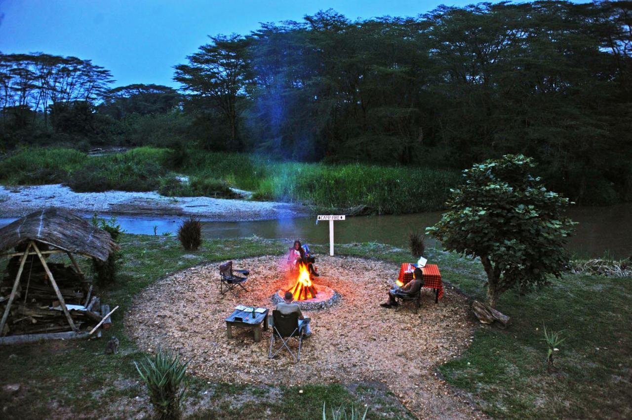 Kihihi Bullbush River Camp מראה חיצוני תמונה